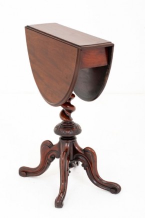 Antique Mahogany Drop Leaf Table 1860