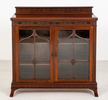 Antique Mahogany Side Cabinet  Victorian Furniture