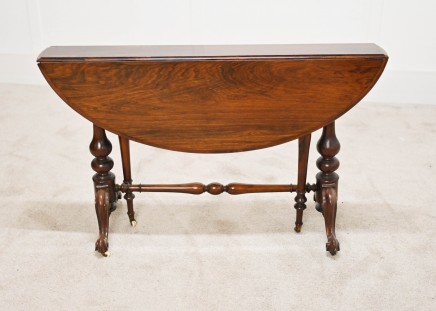 Antique Sutherland Table Drop Leaf Side Tables 1880