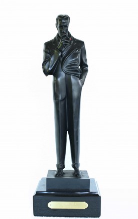 Art Deco Bronze Casting The Smoker J.C Leyendecker 1920s Figurine Statue