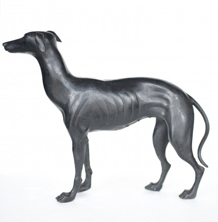 Art Deco Bronze Greyhound Statue Dogs Roaring Twenties