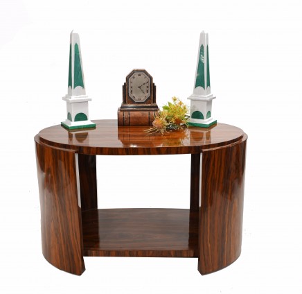 Art Deco Coffee Table Oval Roaring Twenties Interiors