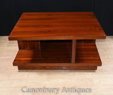 Art Deco Coffee Table Rosewood Modern Vintage Furniture