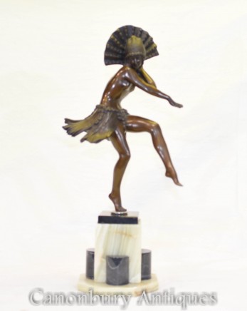 Art Deco Dancer Figurine - Egyptian Dance Statue
