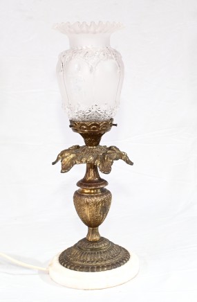 Art Nouveau Bronze Table Lamp French Lights