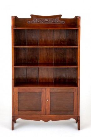 Arts and Crafts Bookcase Waterfall 1890
