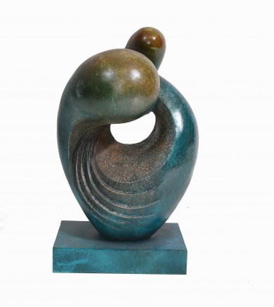 Bronze Abstract Art Sculpture Modernist Statue