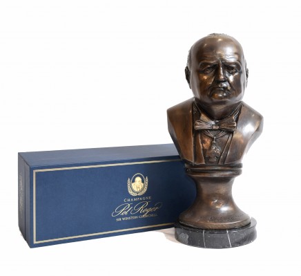 Bronze Winston Churchill Bust British Prime Minister