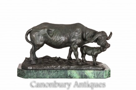 Bronze Ox Statue Casting - Bull Bullock Baby