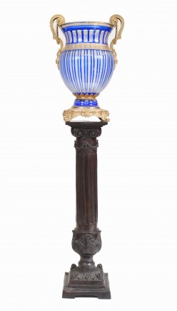 Campana Urn Empire Glass Classical French Vase