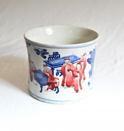 Chinese Kangxi Porcelain Wine Cup Pot