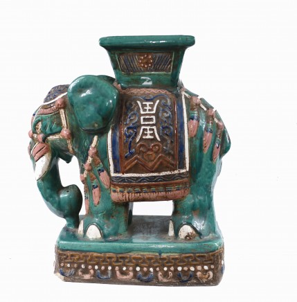 Chinese Tang Porcelain Elephant Statue China Pottery