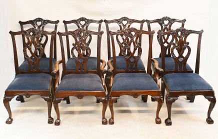 Chippendale Dining Chairs Mahogany Ball and Claw