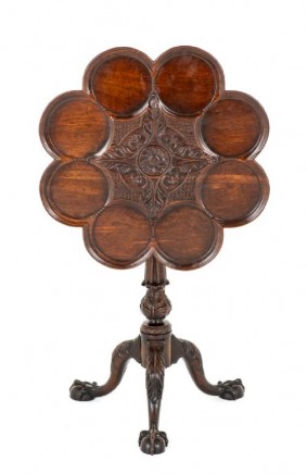 Chippendale Supper Table Mahogany Side Tables 1900