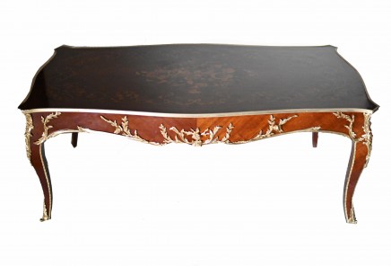 Empire Coffee Table French Marquetry Inlay
