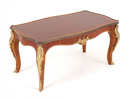Empire Coffee Table French Parquetry Inlay