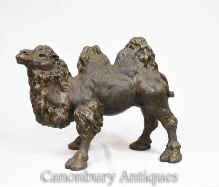 Bronze Camel Statue Arabian Casting
