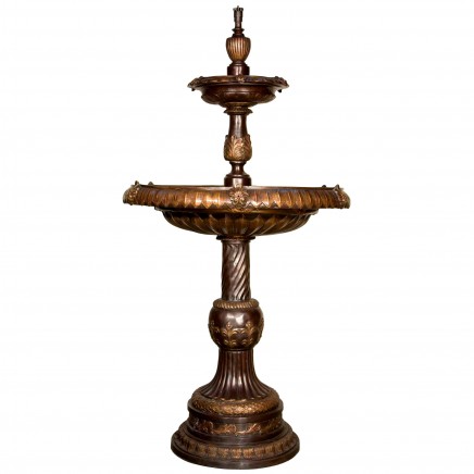 French Bronze Fountain Classical Garden Water Feature