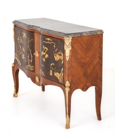 French Chinoiserie Commode Chest Drawers 1880
