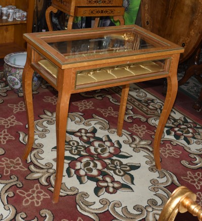 French Display Cabinet - Jewellery Case Empire Bijouterie