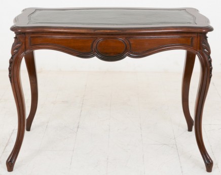French Writing Table Desk Antique Rosewood 1860