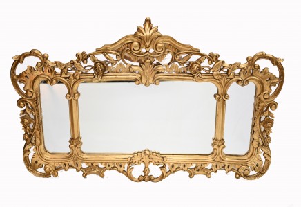 George II Giltwood Mirror Overmantle Mirrors