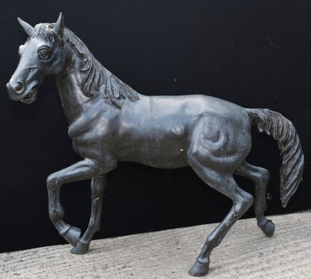 Italian Bronze Horse Statue Bronze Pony Garden Casting