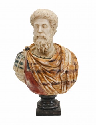 Italian Bust Roman Emperor Augustus Grand Tour