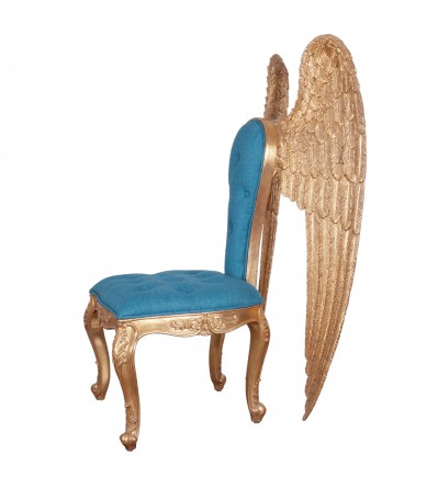 Italian Gilt Winged Arm Chair - Angel Seat Circa 1890