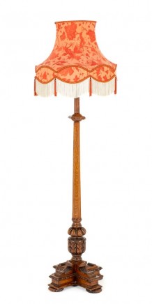 Jacobean Revival Lamp Stand Floor Lamp Light