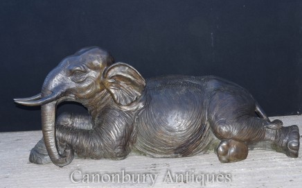 Large Bronze Elephant Statue - Dumbo Animals Casting