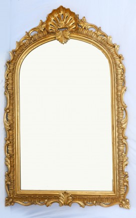 Large Rococo Gilt Mirror French Pier Mirrors 5.5 Ft 170 CM Tall