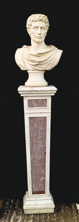 Marble Column Pedestal Stand Italian Grand Tour