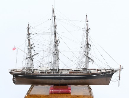Mid Century Model of Clipper Ship Boat Maritime Cutty Sark