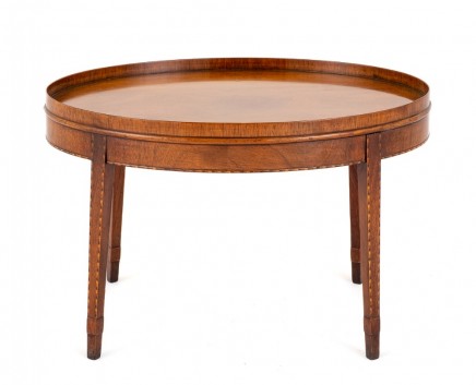 Oval Coffee Table Regency Mahogany
