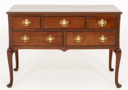 Queen Anne Lowboy - Mahogany Chest Sideboard 1880