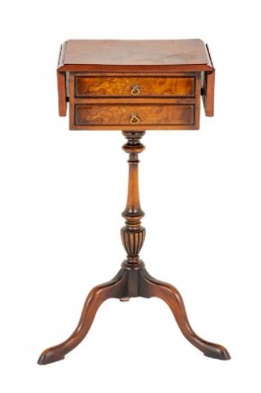 Queen Anne Occasional Table Walnut Side
