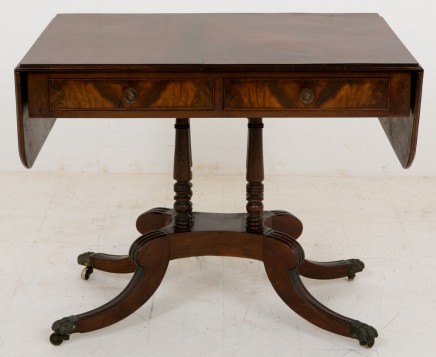 Regency Mahogany Sofa Side Table Circa 1800