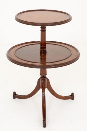 Regency Tiered Side Table Mahogany Antiques