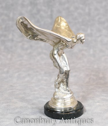 Rolls Royce Bronze - Art Nouveau Flying Lady Figurine