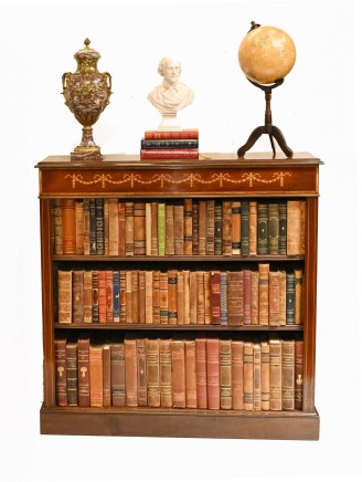 Sheraton Regency Bookcase - Single Open Front Low Bookcases