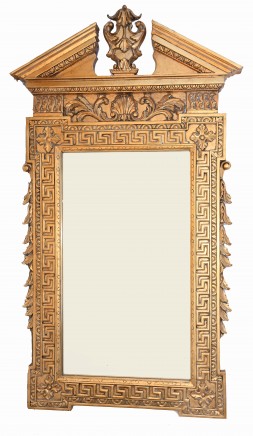 Tall Adams Gilt Pier Mirror - Regency Hall Mirrors