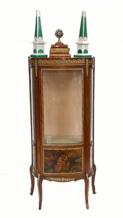 Vernis Martin Display Cabinet French Vitrine Painted