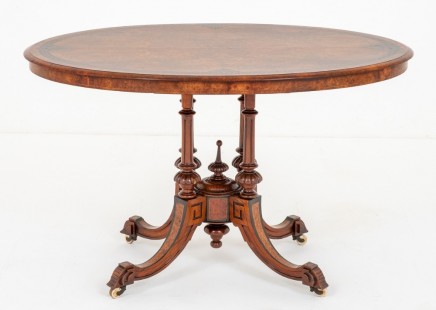 Victorian Centre Table Antique Walnut 1860