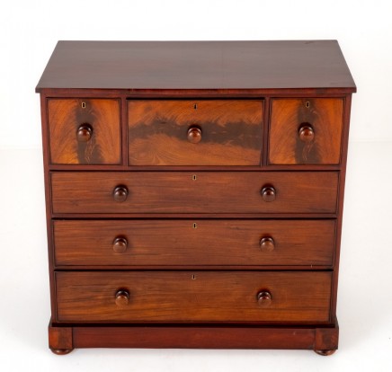 Victorian Chest Drawers Period Mahogany 1860