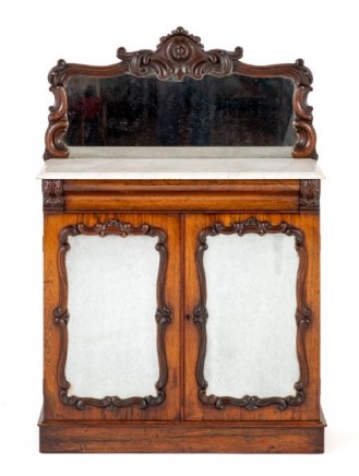 Victorian Chiffonier Mahogany Sideboard 1860