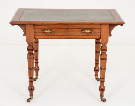 Victorian Desk - Walnut Writing Table Circa 1890