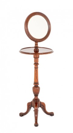 Victorian Shaving Stand Mahogany Mirror 1860