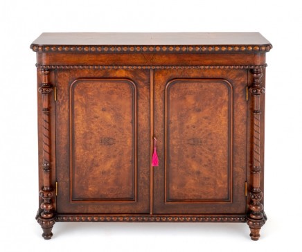 Victorian Side Cabinet Sideboard Walnut 1860