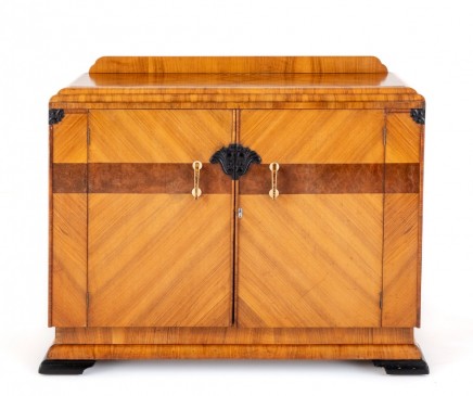 Vintage Art Deco Sideboard Walnut 1930s Furniture
